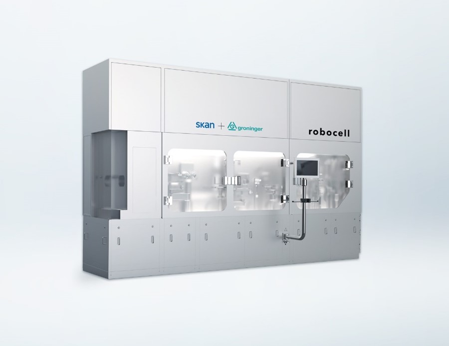 Figure 1: Robocell fully robotized aseptic filling (Source: SKAN)