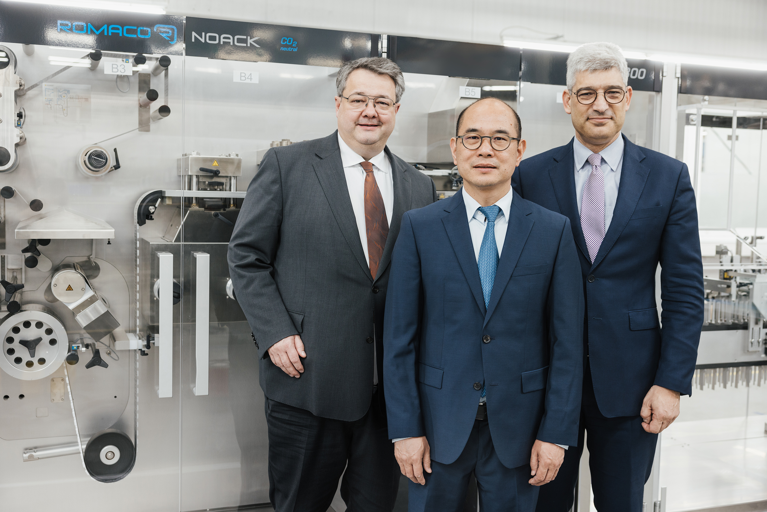 Jens Torkel und Linbin Zeng werden neue Geschäftsführer der Romaco Group