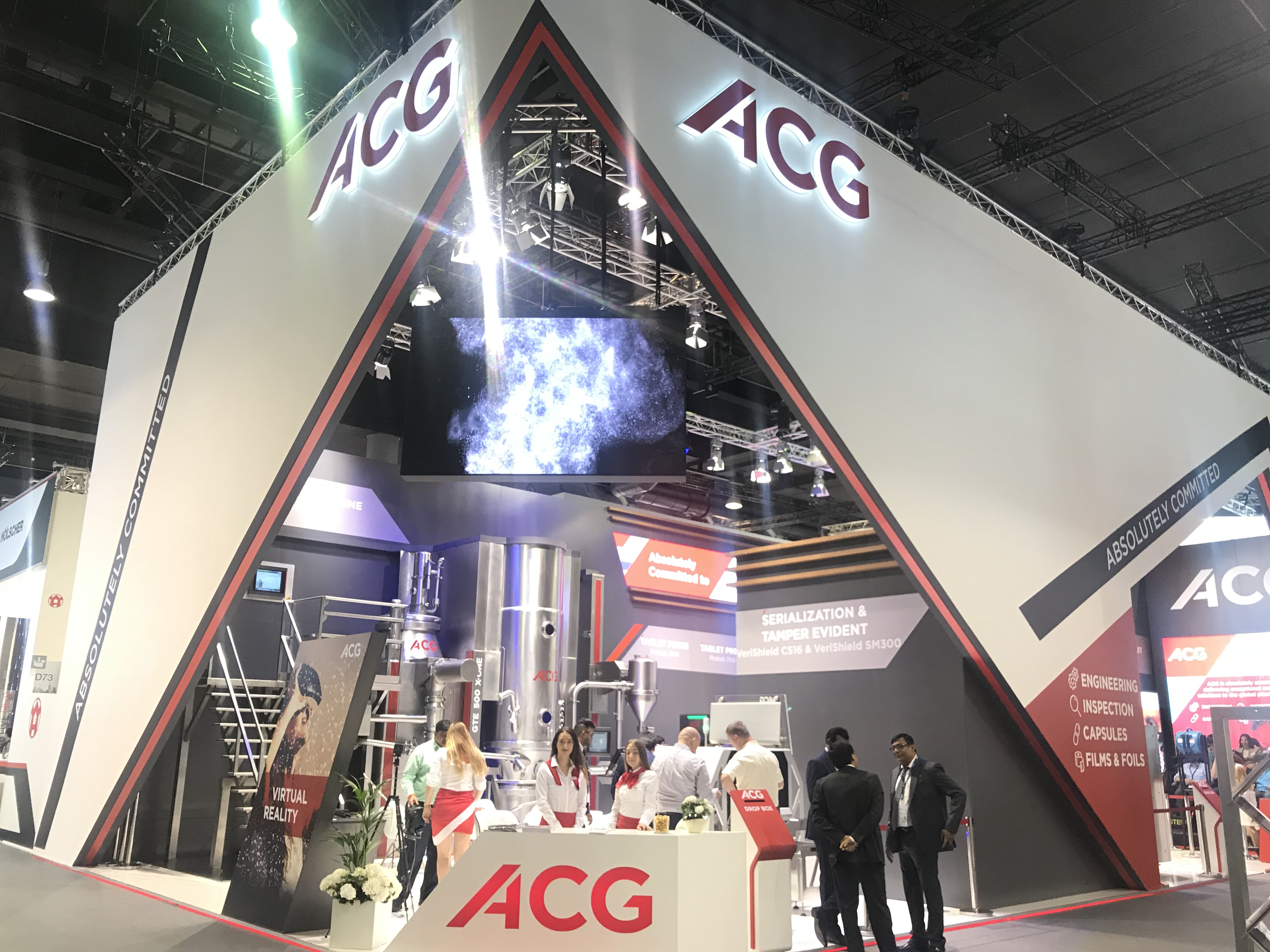 ACHEMA 2018: ACG stellte neue flexible Verarbeitungs- und Inspektionssysteme vor