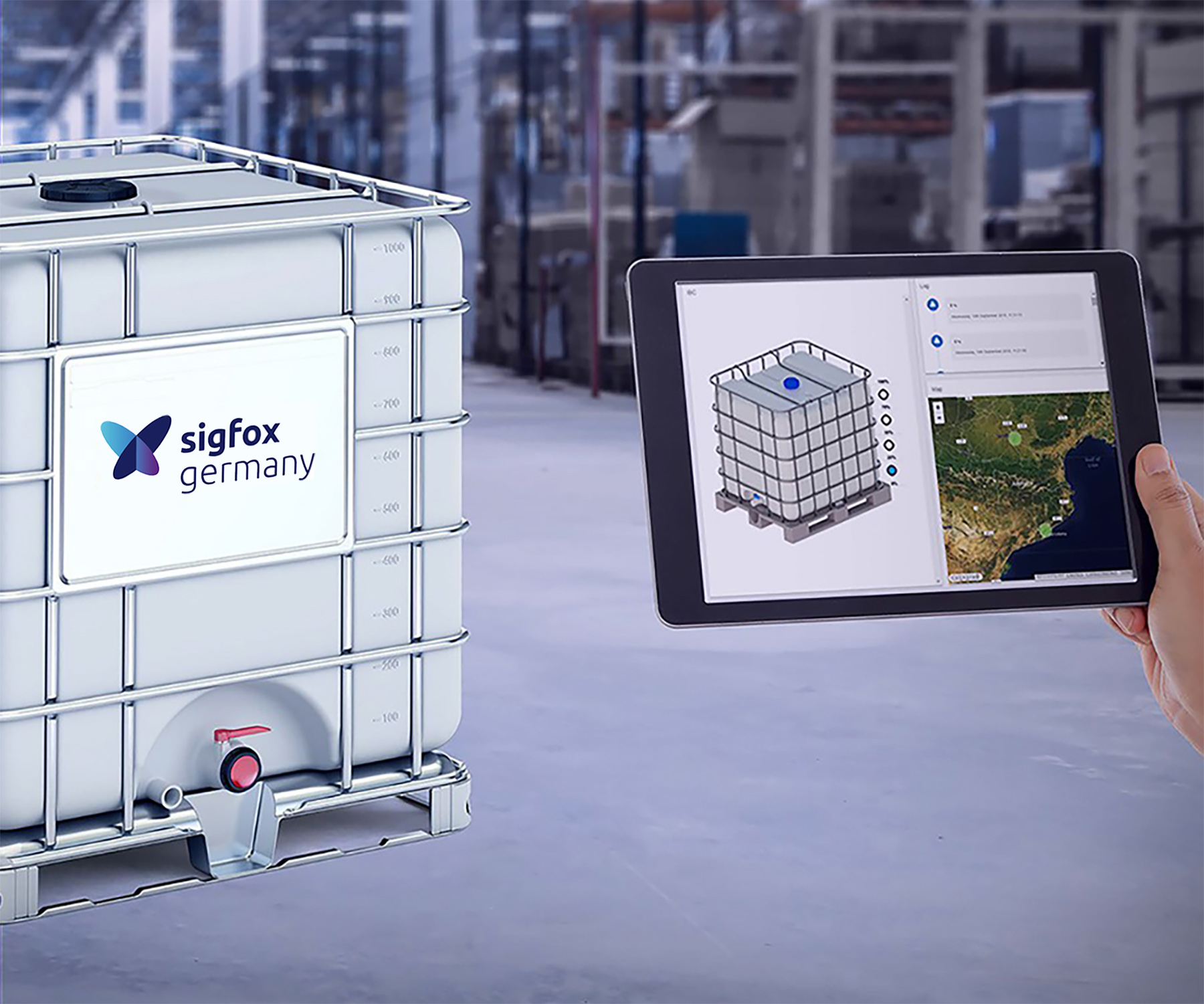 Sigfox stellt Überwachungssystem für IBC-Container vor