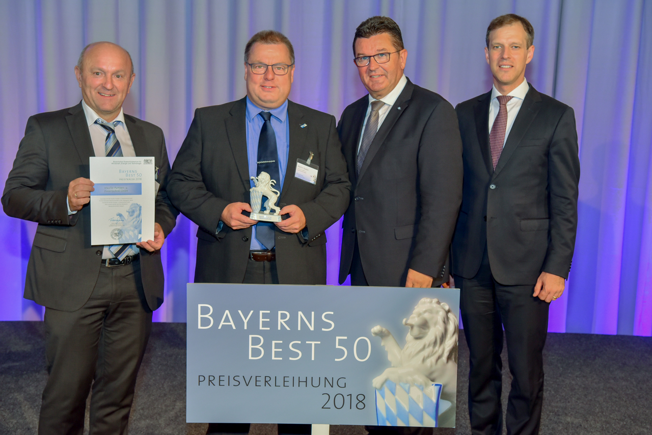 Bayerns Best 50 Gewinner liefert Dosiersysteme in alle Welt