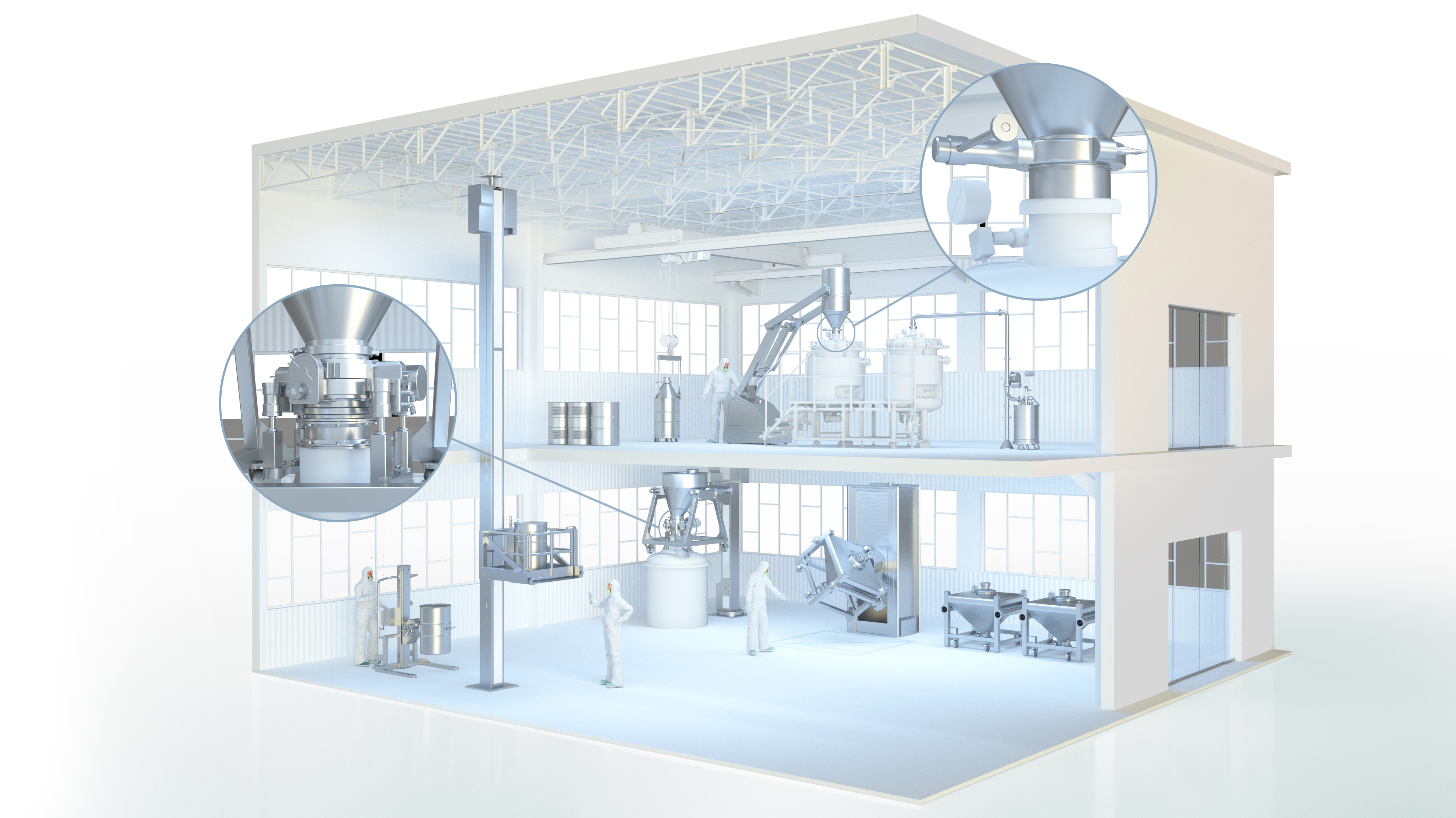 Multifunktionales Equipment sorgt für optimales Schnittstellenmanagement im Produktionsprozess bei Alexion