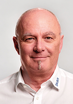 The image shows the author Harald Kiesel.