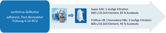 Prozessentwicklung für Gentherapie-Produkte / Optimierung der Klärungsfiltration von Zellkulturen mit viralen Vektoren / Beitrag aus TechnoPharm 9, Nr. 5, 262-269 (2019)