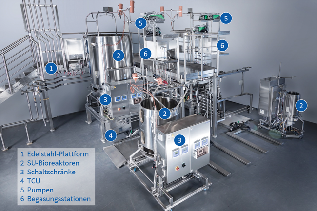 Single-Use-Integration / Automatisierungskonzepte und Hybridsysteme / Beitrag aus TechnoPharm 11, Nr. 2, 64-71 (2021)