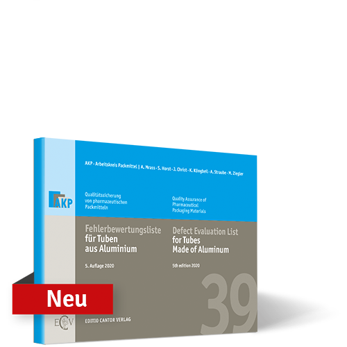 Fehlerbewertungsliste für Tuben aus Aluminium