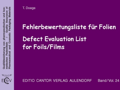 Fehlerbewertungsliste für Folien | PDF