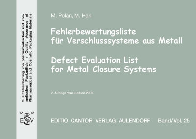 Fehlerbewertungsliste für Verschlusssysteme aus Metall