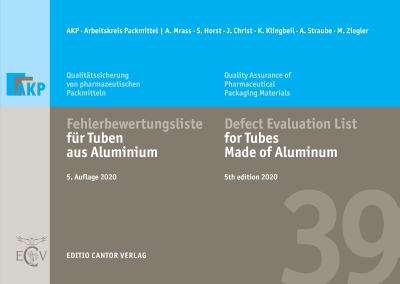 Fehlerbewertungsliste für Tuben aus Aluminium