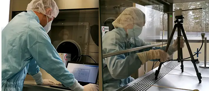 Studierende der HS Albstadt-Sigmaringen arbeiten mit dem BRIEM Monitoring-System