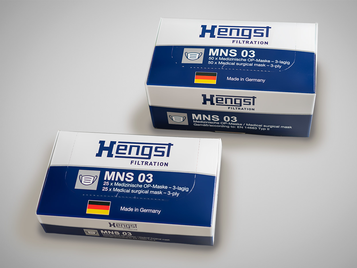Medizinische Gesichtsmaske für den hygienischen Mund-Nasen-Schutz