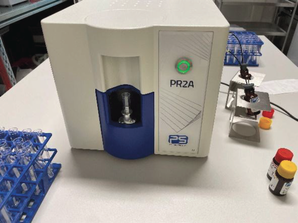 Proof of a successful decontamination with H2O2